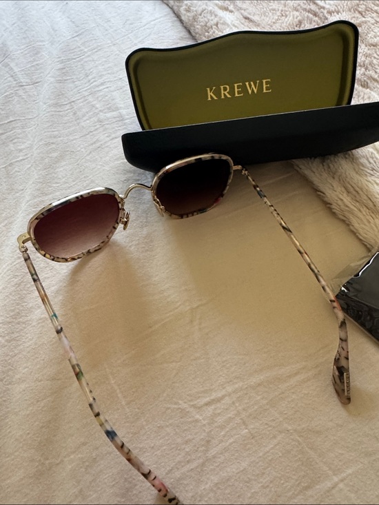 KREWE Pascal Sunglasses, Confetti frame with Brown Gradient Lenses main image 7